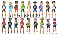 2016 Good quality tour de france men’s bicycle racing team cycling jersey sets brathable bike uniform cycling shorts kit