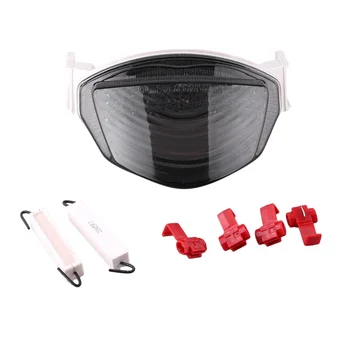 

E-Mark Motorcycle Integrated LED Rear Tail Brake Light Turn Signal Stop Lamp Taillight For SUZUKI GSXR1000 K5 2005-2006