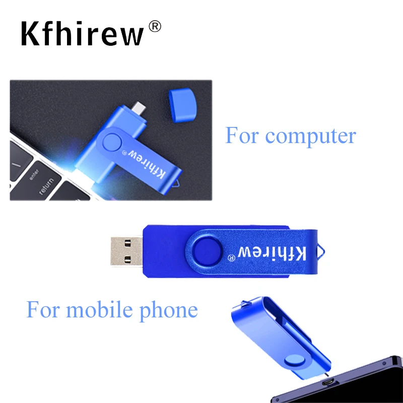 OTG USB 2 0 32 ГБ 4 8 флеш накопитель металлический usb флэш карта памяти Флешка 16 Гб 64 128