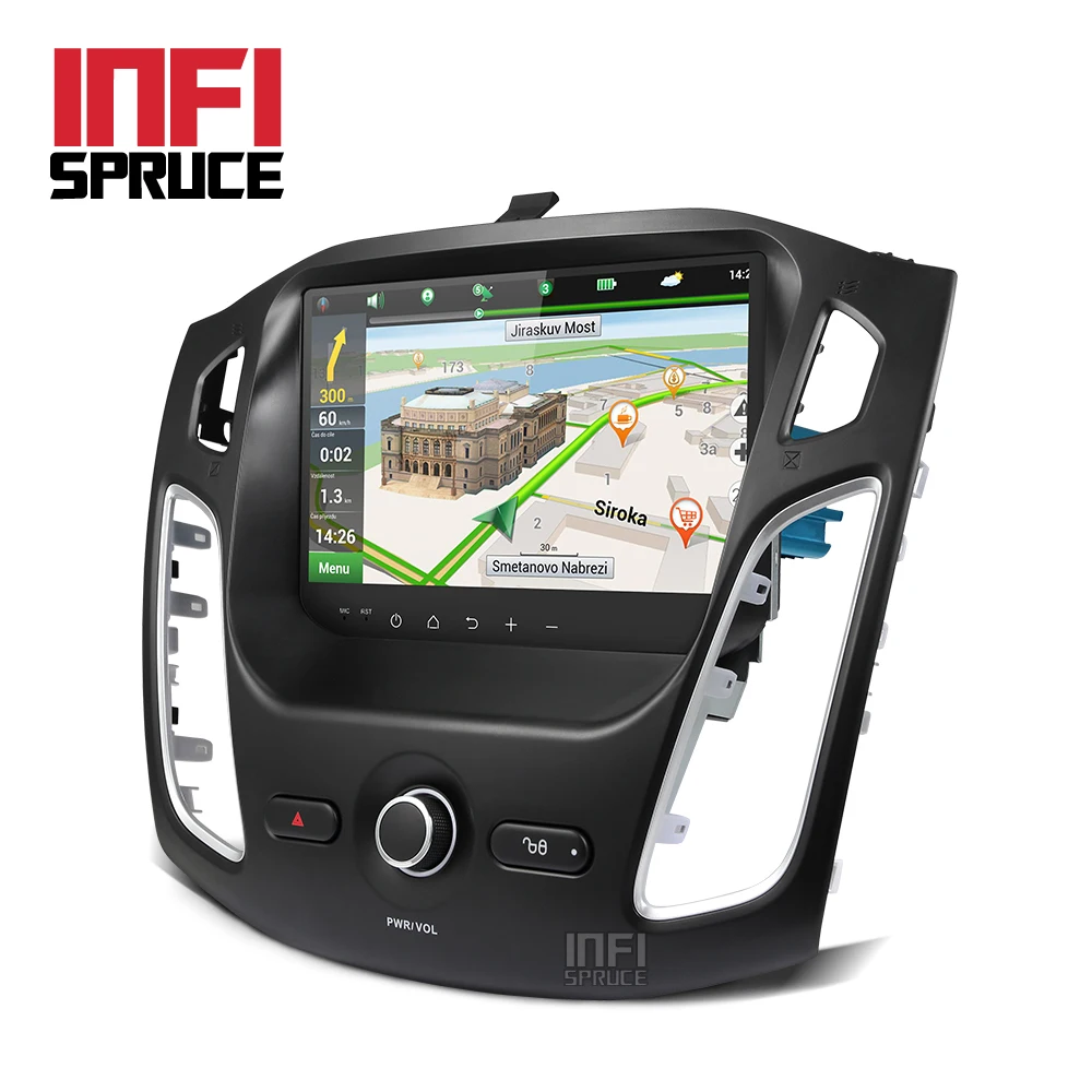 Android 8 1 автомобильный dvd для Ford focus Mondeo S max smax Kuga c 2012 2015 с радио GPS медиаплеер 1024*600