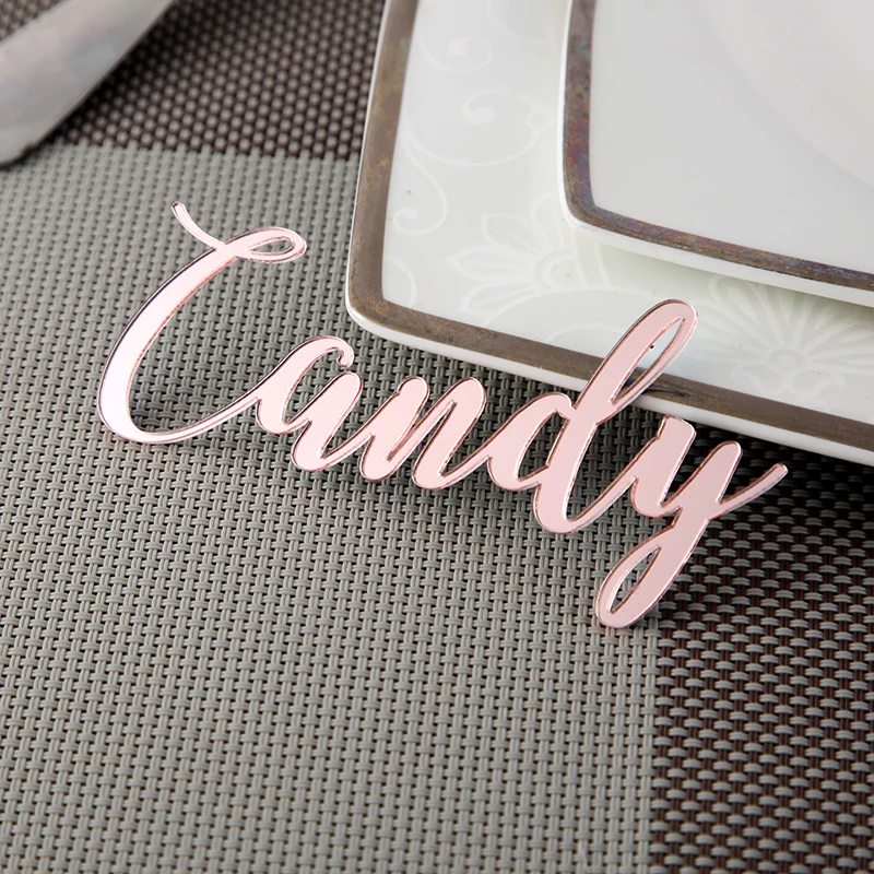 Custom Wedding Place Cards Personalized Names Place name settings Guest name tags party decoration Wedding Signs Calligraphy