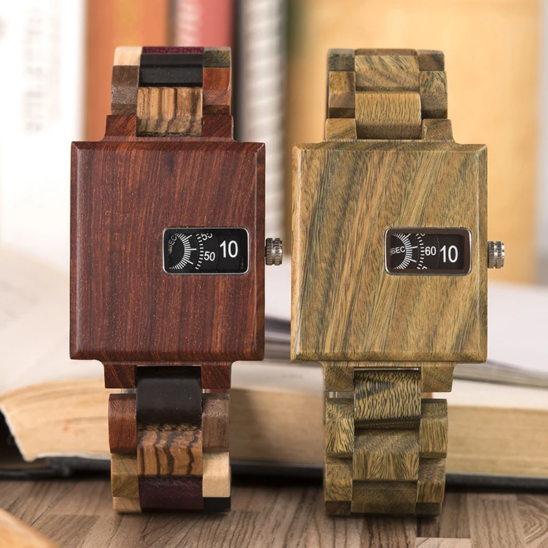 Wood Watch Men Bamboo Mens Wristwatch saat erkek Male Quartz Square Watches in Wood box Accept Customize Wood Watch Men Bamboo Mens Wristwatch saat erkek Male Quartz Square Watches in Wood box Accept Customize