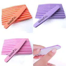 10pcs Nail Files Emery 100/180 Trimmer Buffer lime a ongle Nail Art Tools Double-side Washable Buffing Sanding File Sponge