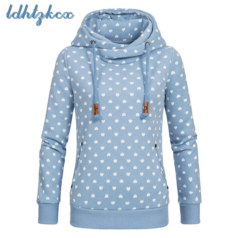 

Print Large Size Long-sleeved Hooded Hoodies Women 2018 Autumn-winter Casual Plus Velvet Loose Slim Pullovers Hooded Hoodies 399