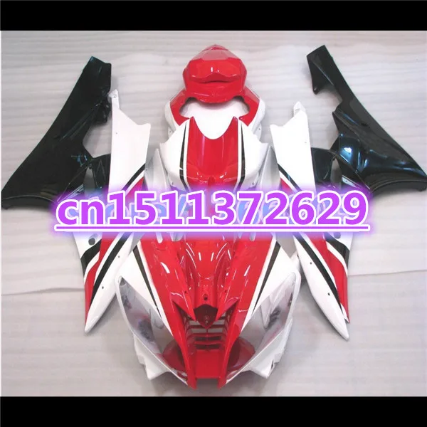 Bo Abs Kit Di Carene Per Yzf-R6 06-07 Yzf R6 06 07 Rosso Bianco Nero R6 Yzf 600 R6 2006 2007 Carenatura Set Carrozzeria Abs