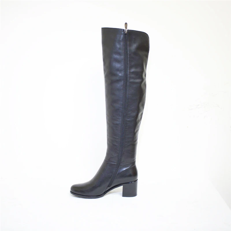 Chaud Cuir Fn81 Boot Hiver Pritivimin genou Sur Haute Fille Mode Laine Réel En De Bottes la Dames Bordée Femmes Véritable Chaussures Fourrure 7EqZZd
