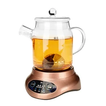 220V 600ml 350w электрический чайник для здоровья Высокая боросиликатная стеклянная автоматическая изоляция