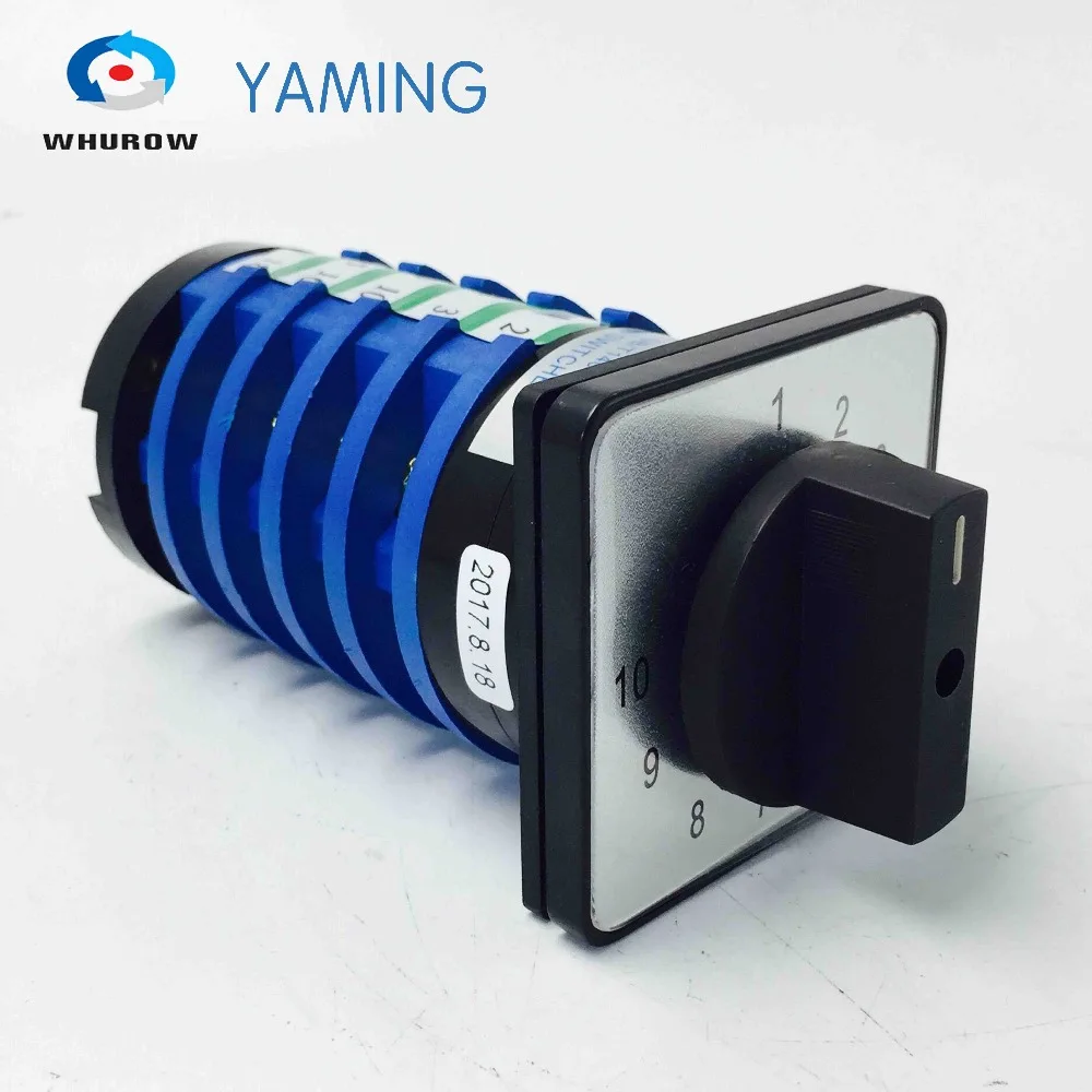 

KDHC-32/5*10 10 position 5 phase electrical switches for CO2 welding machine changeover rotary switch High quality AC50Hz 690V