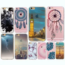 Amazing landscape Soft TPU Phone Cases For Apple iPhone6 6s CellPhone Cases Back Skin Cases Cover