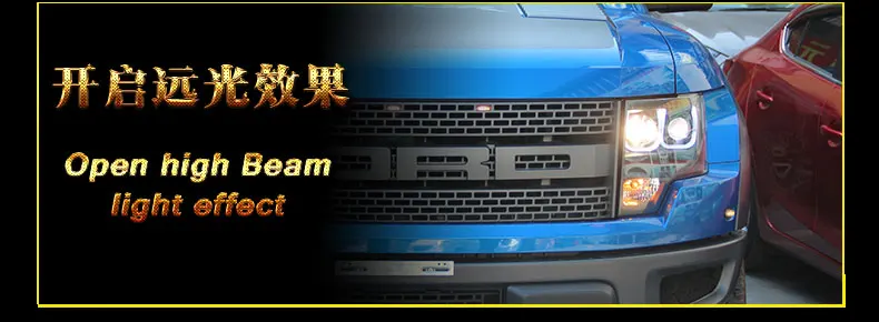 Best new front light car styling for ford F150 headlights 2009-2014 bi xenon lens led high beam H7 xenon head lamps For F150 led drl 2 Best new front light car styling for ford F150 headlights 2009-2014 bi xenon lens led high beam H7 xenon head lamps For F150 led drl 2