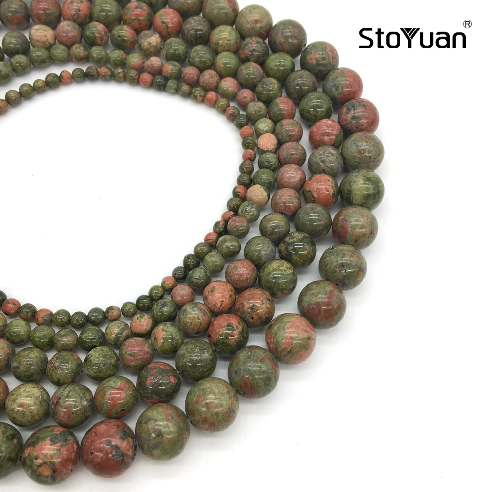 Beads Natural Stone Beads For Jewelry Making Round Shape Beads DIY Necklace Bracelet 4/6/8/10