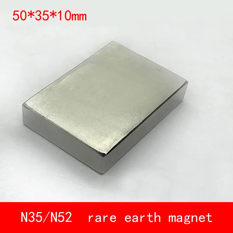 50*35*10 мм постоянного Неодимовый магнит N35 N52 магнитов 50X35X10 мм