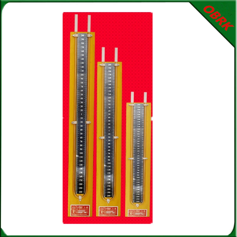 Laboratory U Shape Differential Pressure Draft Gauge Pressure Meter U