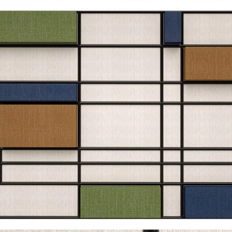 Dropshipping Colomac 3d Customizable Wallpaper Latest Designs Plaid Bookcase Kids Furniture Papier Peint | Обустройство дома