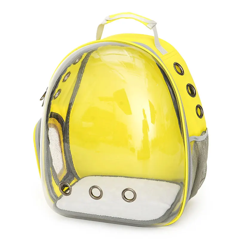 Hoopet для собак, кошек, щенков переноска прозрачная сумка капсула дышащая дорожная сумка пространство рюкзак капсулы Портативный, сумка в виде кота - Цвет: Yellow
