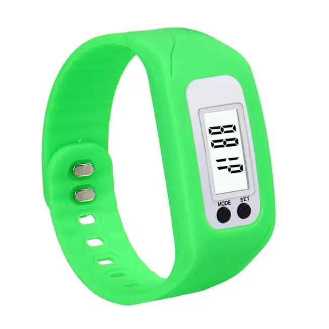 Irisshine A126 часы унисекс для пары цифровой ЖК-дисплей Для женщин мужчин Шагомер Run шаг пешком часы со счетчиком калорий браслет