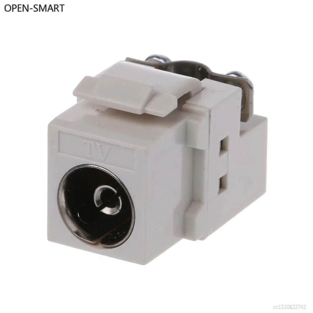 

OPEN0SMART Keystone Connector Cable TV Signal Module TV Digital Module