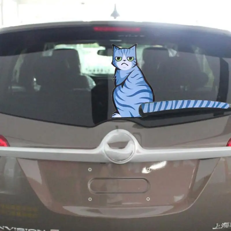 Наклейка на авто котик