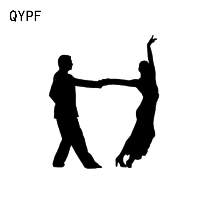 QYPF 10*12.3 Interesting Dance Girl Decor Vinyl Car Sticker Personalized High Quality Decals C16-2162 | Автомобили и мотоциклы