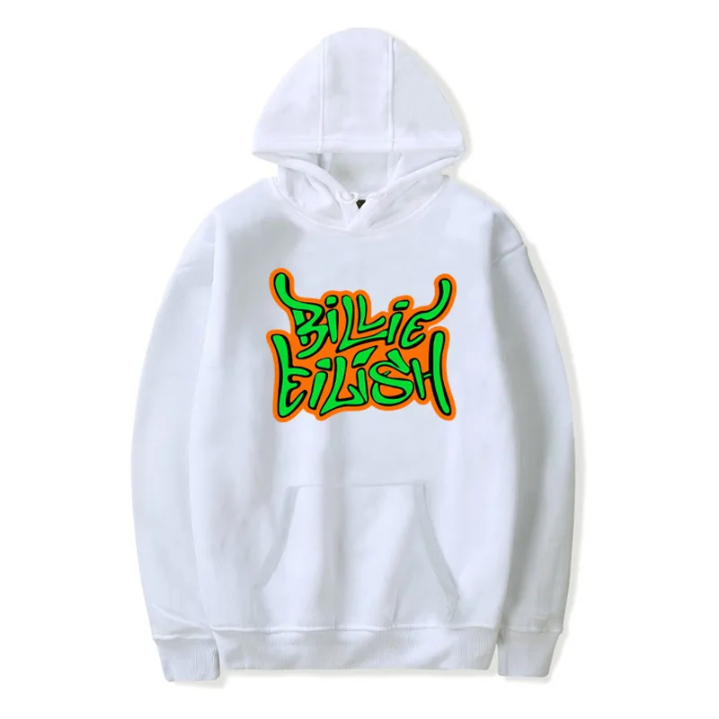 DJ002 Billie Eilish Sport Felpa con Cappuccio Billie Eilish Ragazze Maglietta Billie Eilish Unisex slaccia pi/ù Hoodie