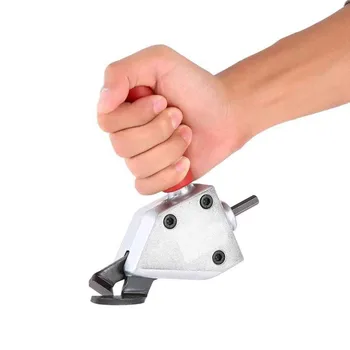 

Nibble Metal Cutting Sheet Nibbler Saw Cutter Tool Drill Attachment Cutting Tool Metal plate Cut Power Tool Accessories