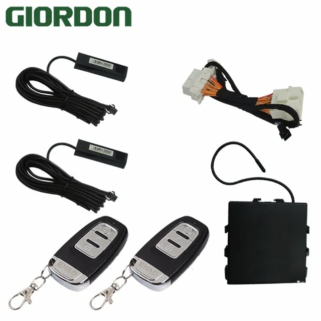  Upgrade Version OBD Smartphone PKE Start Stop Auto Keyless Entry System Car Alarm Central Locking F
