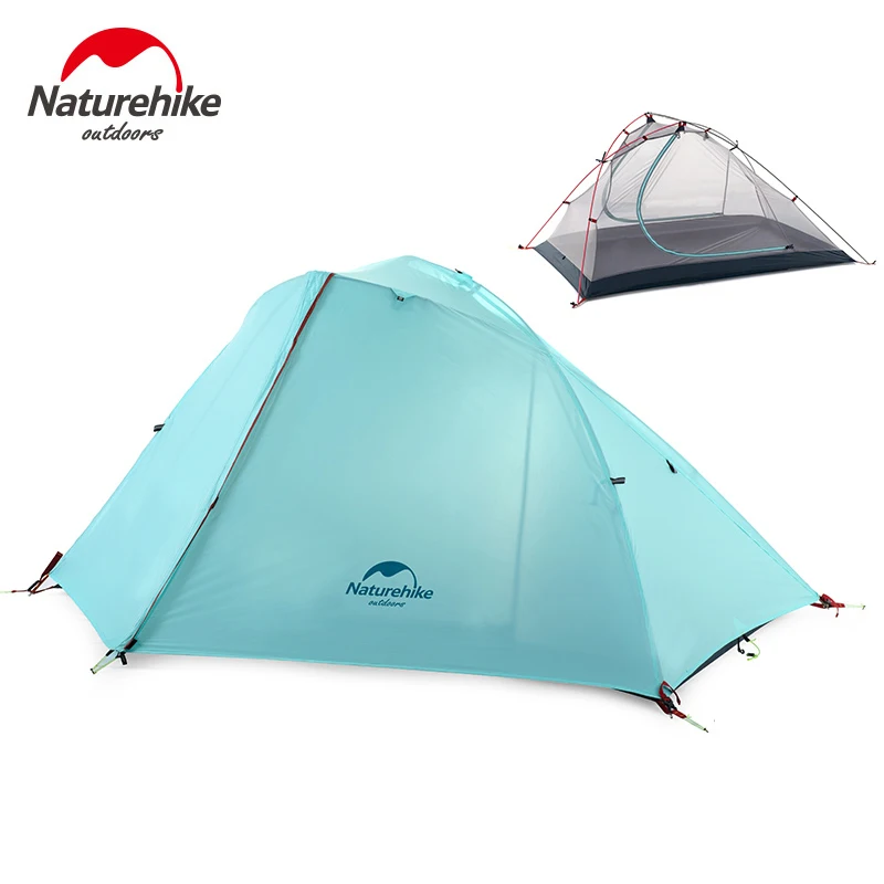 

Naturehike 1-2 Person Camping Tent 3 Season Windproof Tent Outdoor Picnic Double Layer Tent NH16S012-S/NH16S013-S