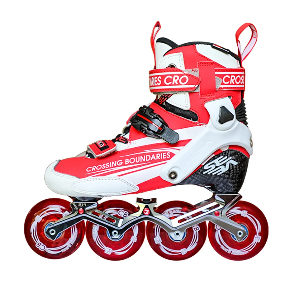 Japy 100% الأصلي سيبا CB معبر BUUNDARUES المهنية الرقص حذاء تزلج بعجلات ألياف الكربون الأحذية سباق التعرج شحن التزلج Patines