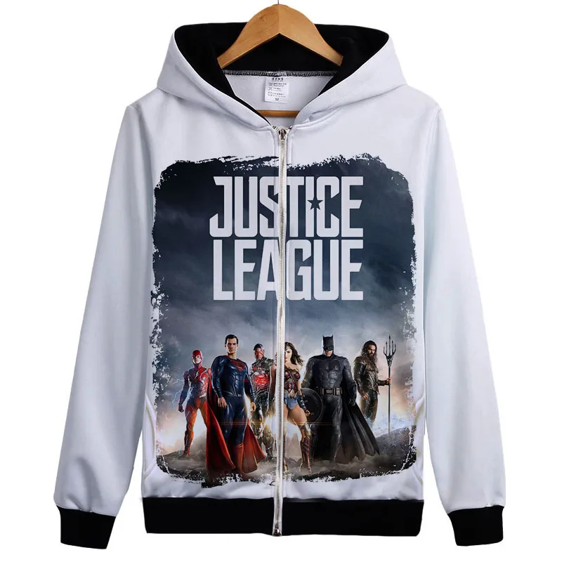 12 DC Comics 3D толстовки супергерой фильм Лига Справедливости печати с капюшоном Для мужчин Для женщин с капюшоном спортивные костюмы куртка Прямая - Цвет: 12