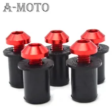universal Aluminum motorcycle motorcycle swingarm spools slider bolts screw Windscreen Bolt cnc Windshield Windscreen