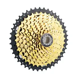 Горный велосипедный маховик MTB 11-42 T/46 T/50 T 10 скорость Золото кассеты Freewheel звездочки велосипедные запчасти Совместимость