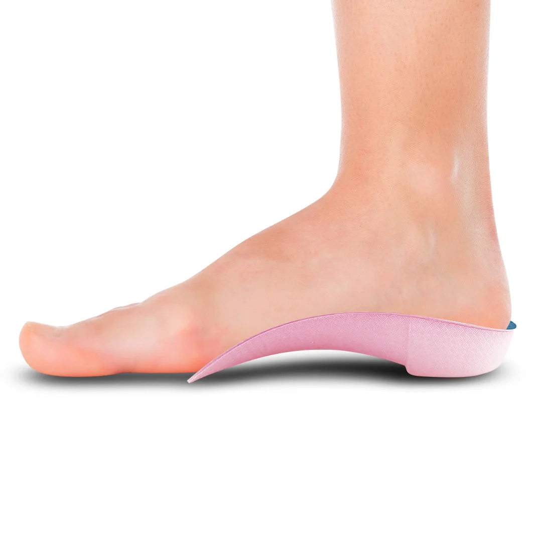 TOPSOLE Flat arch support for correction of spurs, plantar fasciitis, heel pain, half pad pain, insoles for men and women 139