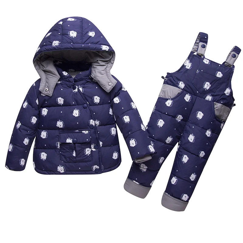 

Winter Jacket Girls Down Coat Children's Down Jacket Girls 1-3 Two-piece Baby Winter Boy Baby Jacket Winter Coat -30 Degrees