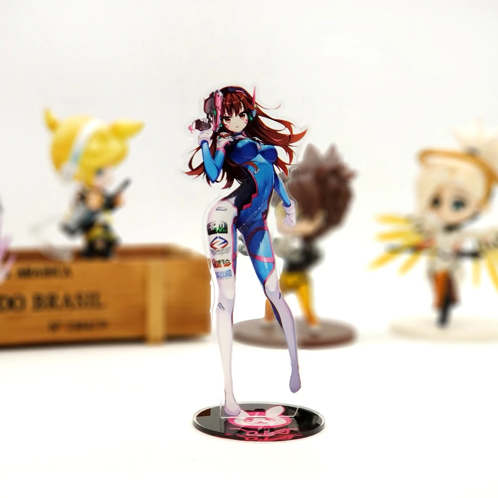 Love Thank You OW watch DVA D.Va фигурка на акриловой подставке Модель Держатель для пластин