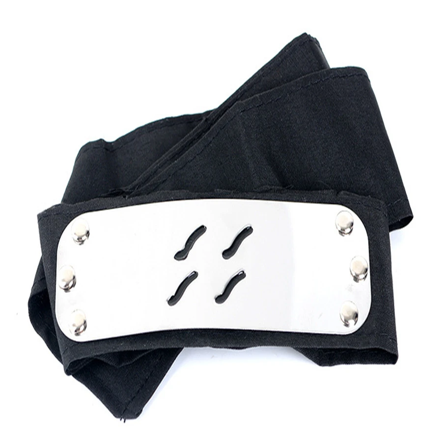 Dz761 New Hot Sale Naruto Ninja Headband Head Band Bandana Cosplay Momochi Zabuza Bandanas Skulls Bandana Pantsbandana Bulk Aliexpress