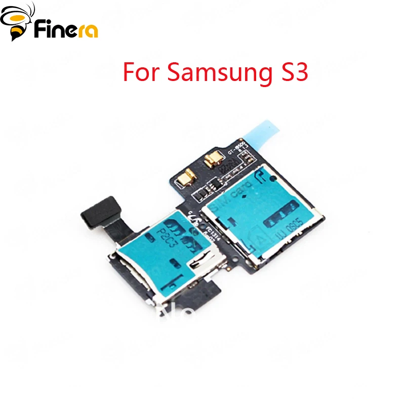 

For Samsung Galaxy S3 i9300 SIM Card Socket Card Reader Holder Sim Slot Flex Ribbon Cable Repair Parts