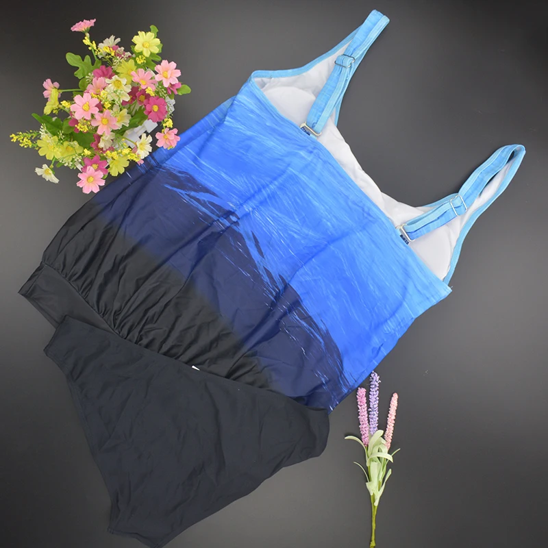 blue swimwear