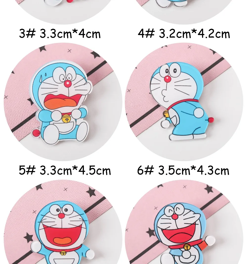 1 шт. микс Doraemon мультфильм одна штука значки на булавке Kawaii значок bacgets на рюкзак значки на одежду акриловые значки Z49