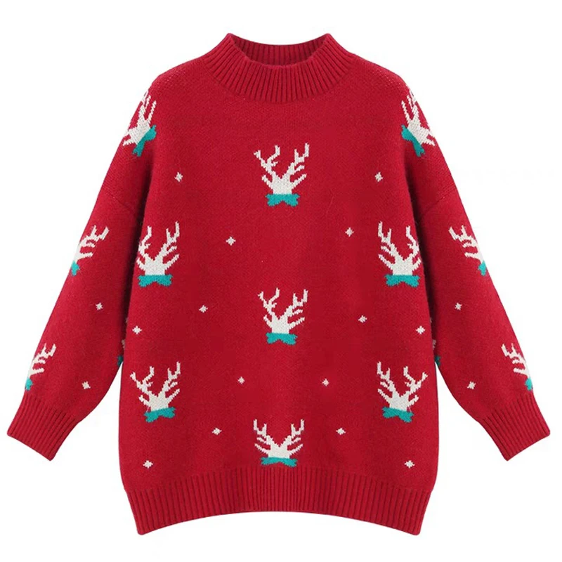 christmas red turtleneck