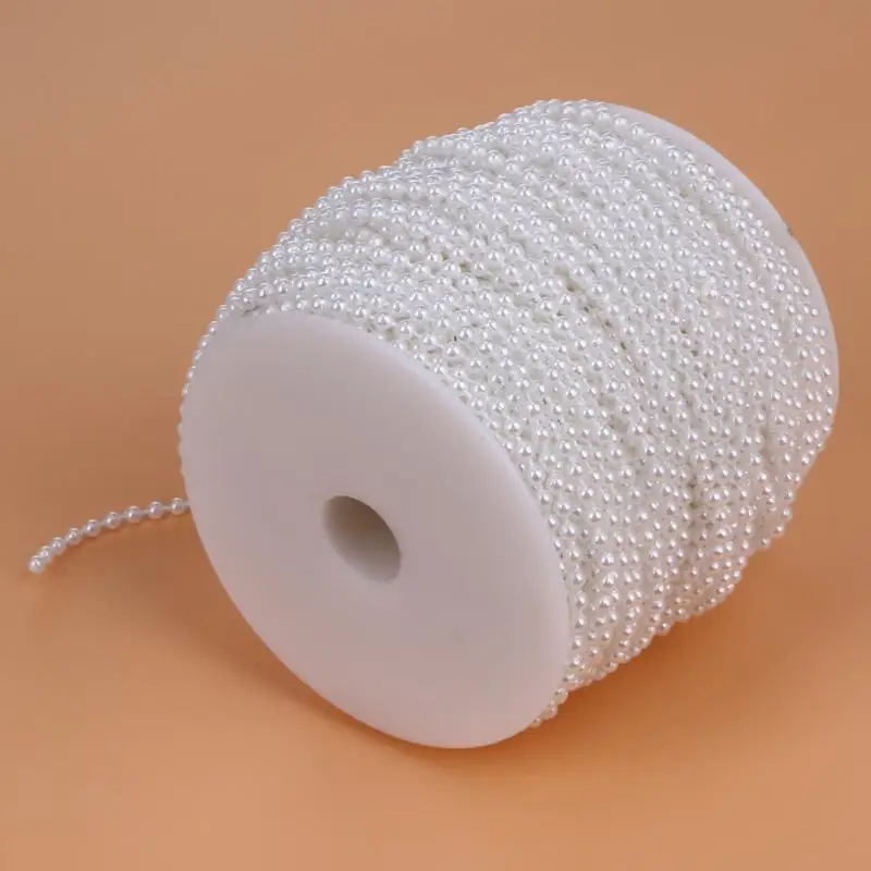 10 метров 3 мм DIY рыболовная леска искусственная цепочка с жемчужными бусинами