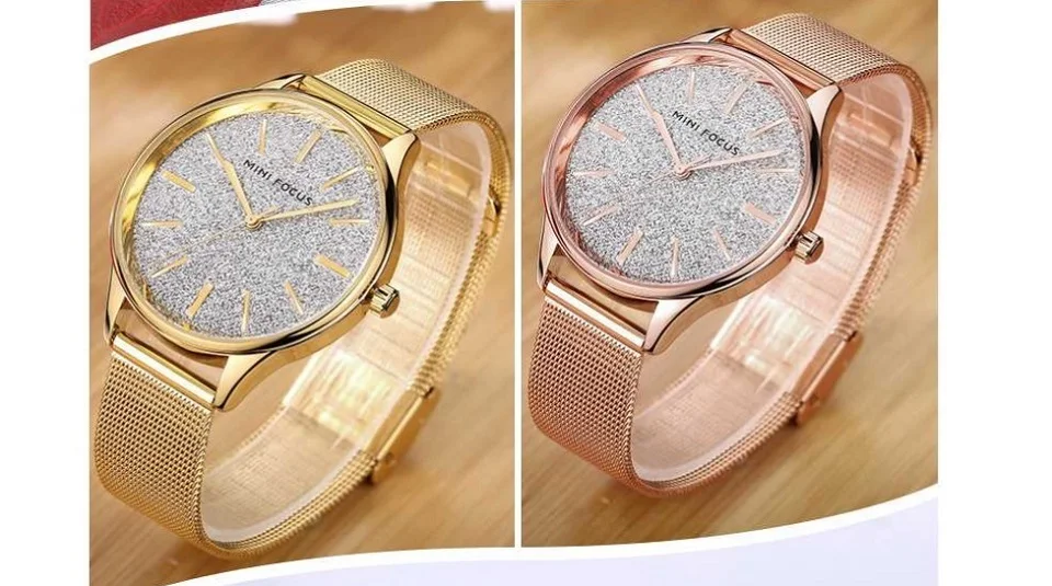 Роскошные женские часы с металлической сеткой Простые Классические наручные кварцевые женские часы высокого качества Relogio femenino Zegarek Damski