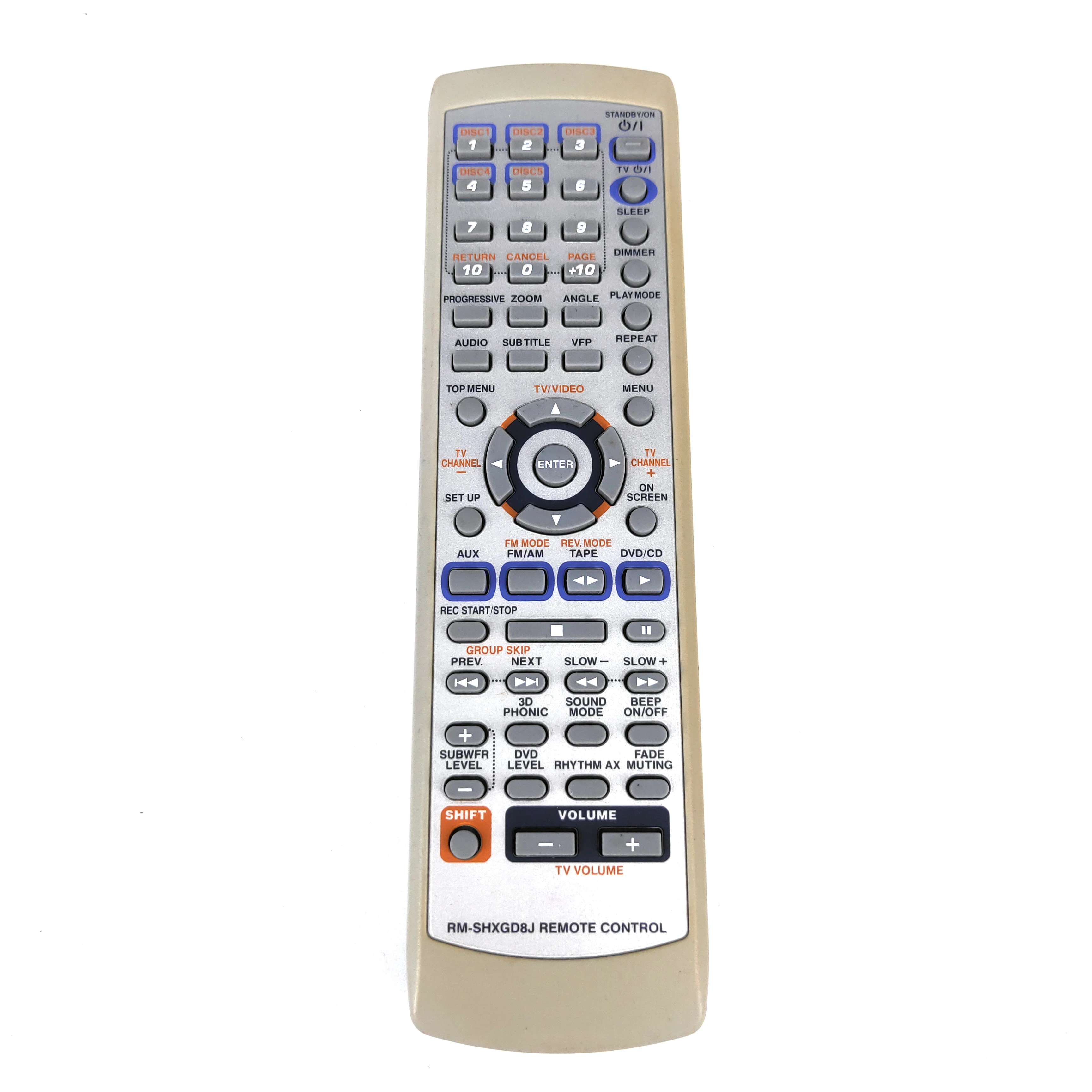 

Used Original RM-SHXGD8J for JVC Home Audio and Home Theater Remote Control