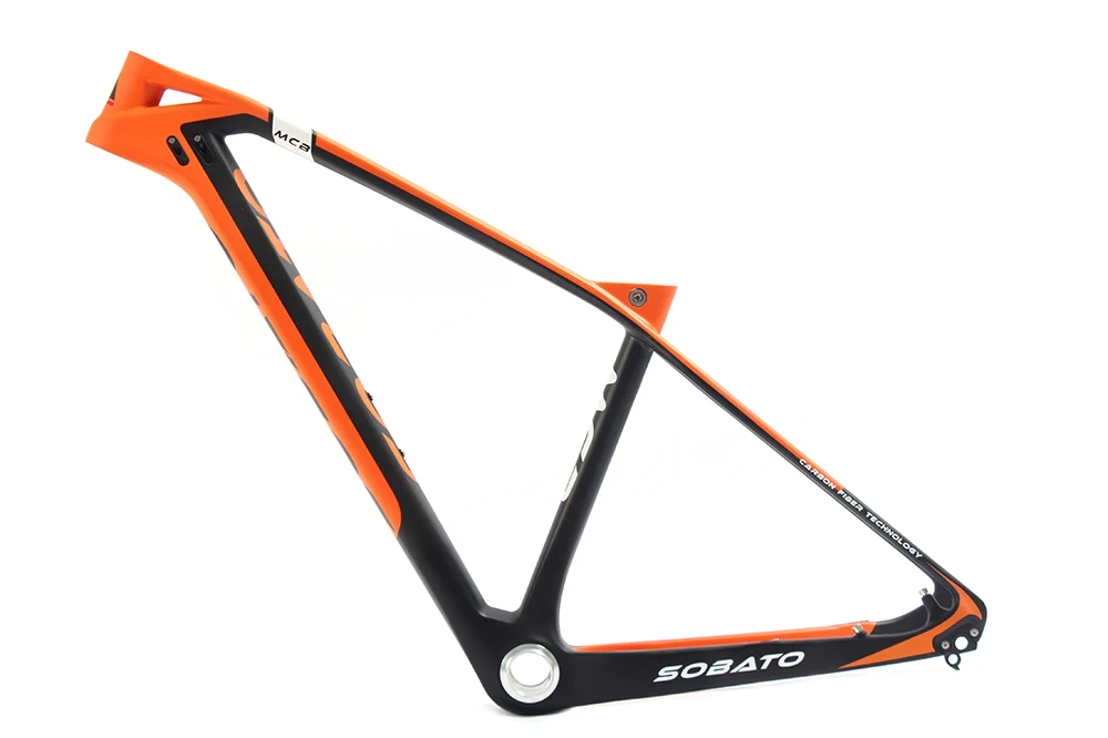 Sale Light 1050g Carbon 27.5er Mountain RACING Frame UD Matte 17.5" MTB PF30 Bicycle Frameset 1