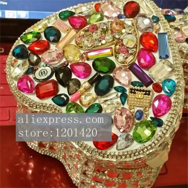 Luxury Handcraft jewelry boxes /sparkly diamonds stones jewellery ...