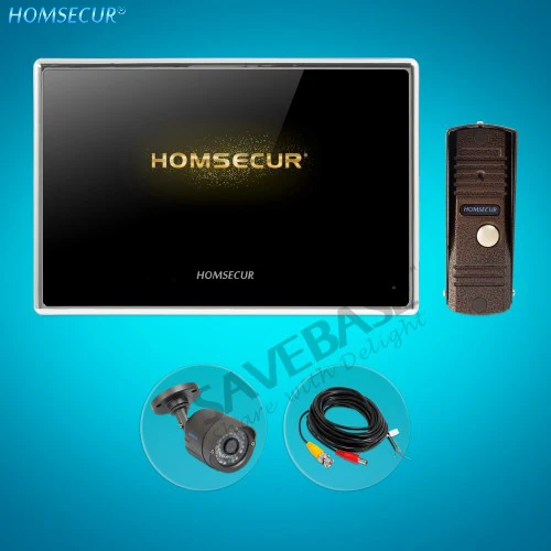 

HOMSECUR 7" Hands-free Video Door Entry Security Intercom with Sleep Mode BC011HD-C+BM718HD-B