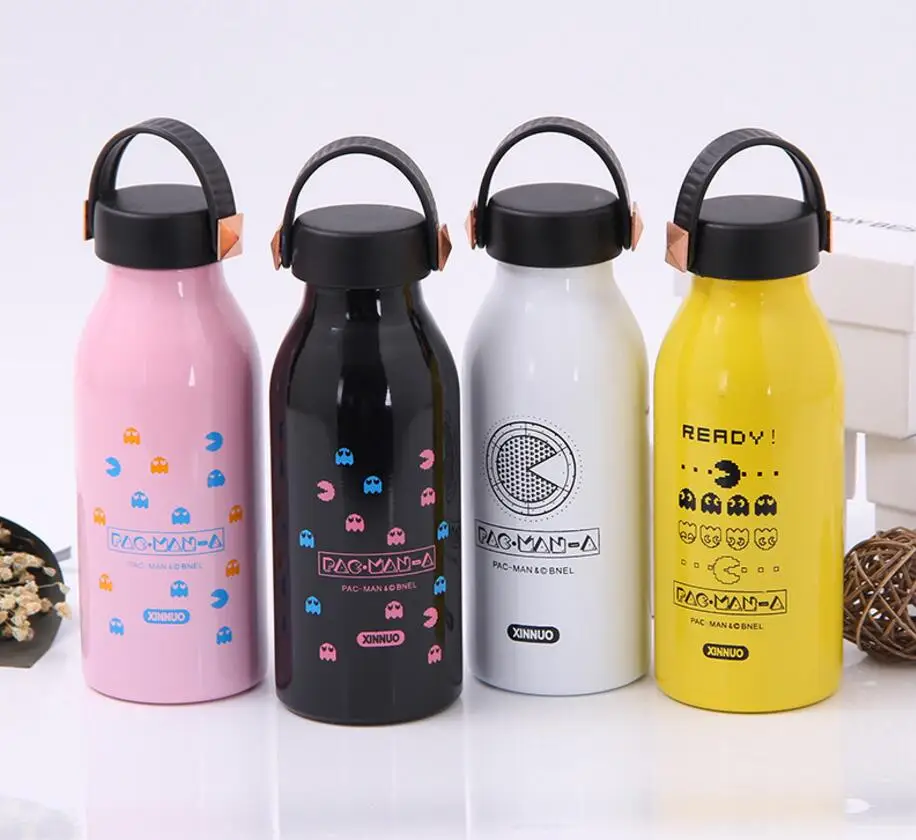 

304 stainless steel450ml Thermos New Creative Cute Thermal Cup Insulation Cup Children Cartoon Vacuum Cup