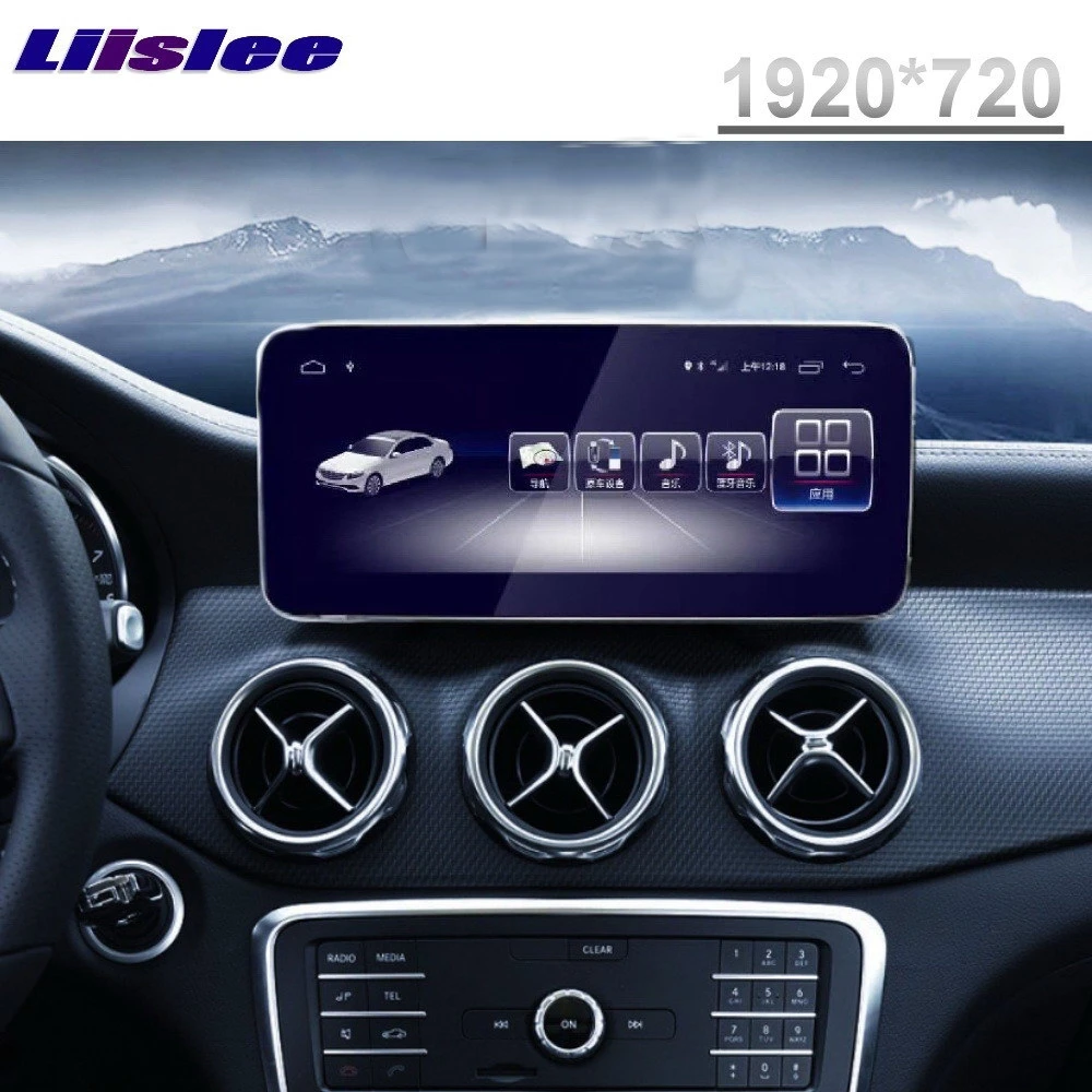 Liislee автомобильный мультимедийный плеер NAVI для Mercedes Benz MB GLA CLA GLK CLK CLS класс с CarPlay Радио экран gps навигация