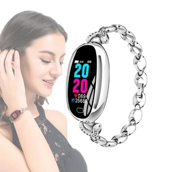 

Smart Bracelet Women Waterproof Fitness Tracker Heart Rate Sleep Monitor Message Call remind Smart Wristband For Android IOS