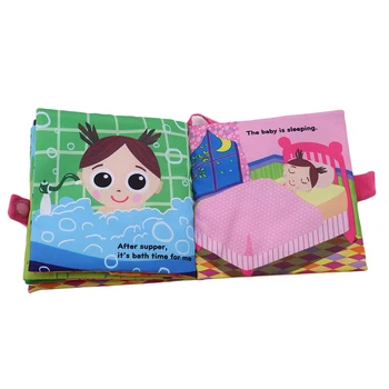

3D Owl Horse Cloth Book Animal Baby Toys Toddler Infant Baby Kids Non-Toxic Fabric Cognize Early Education Toys