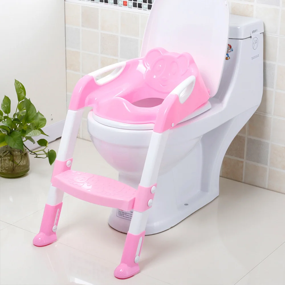 Мягкое детское горшок, обучающее сиденье, детское горшок, детское сиденье для унитаза, регулируемая лестница, детский туалет, тренировочное Складное Сиденье - Цвет: PJ3310A